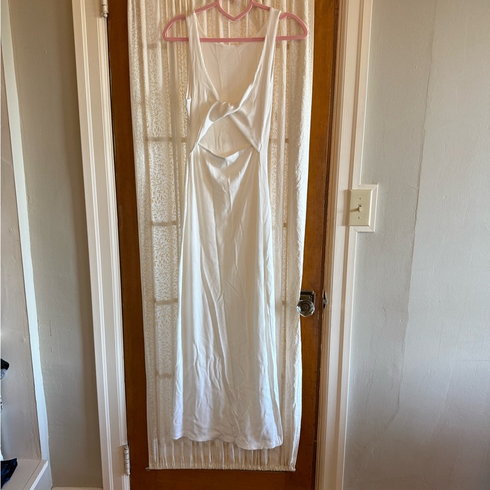 L*Space Cream Ribbed Fabric